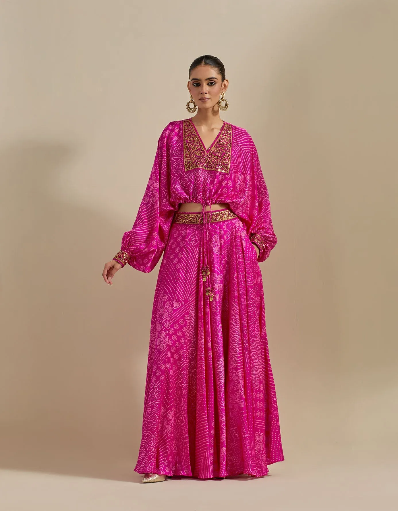 Kumari Skirt Set - Pink