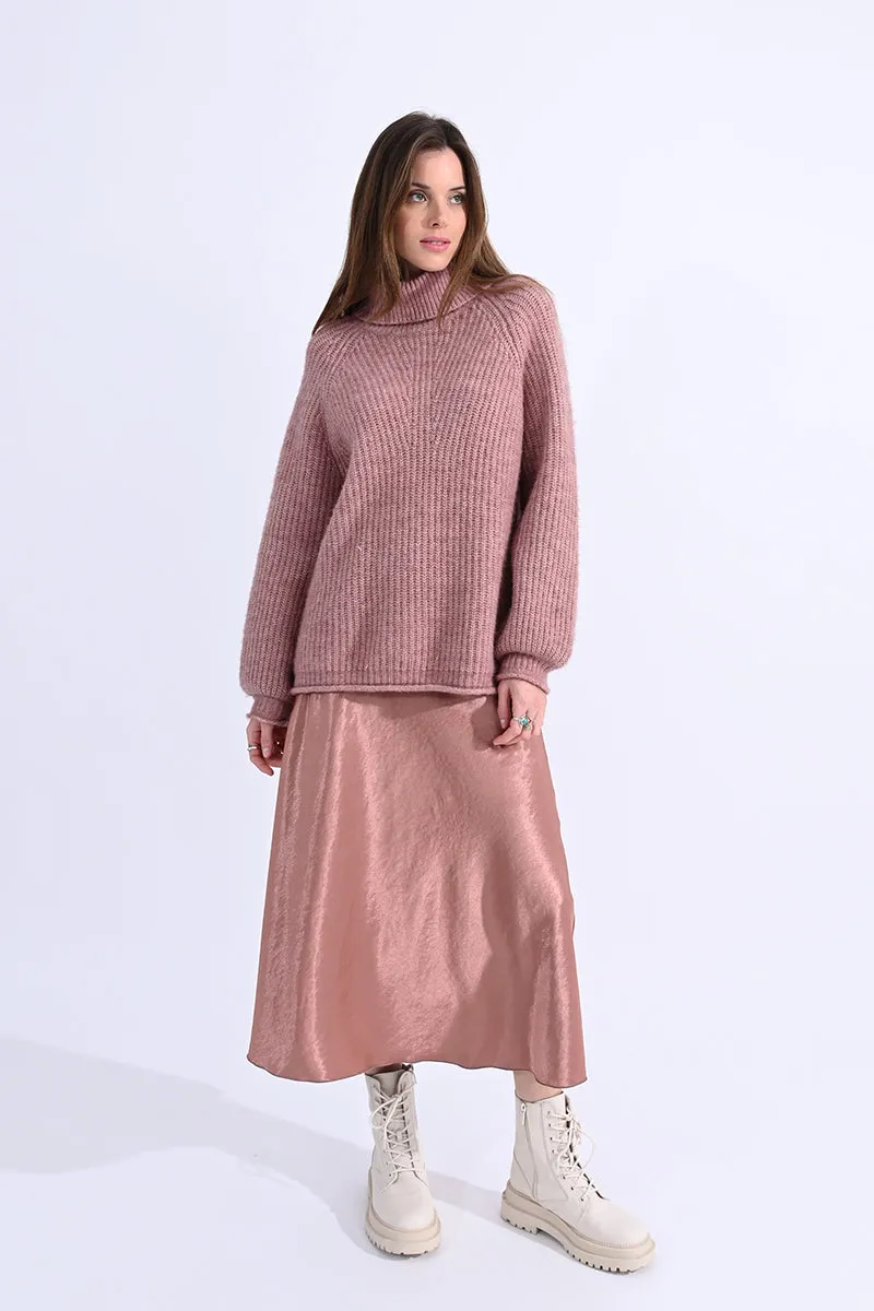 Ladies Satin Skirt