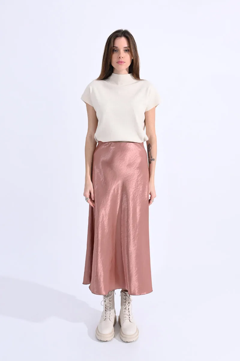 Ladies Satin Skirt