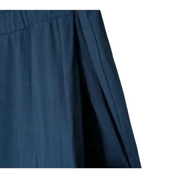 Lake Bamboo Blend Navy Blue Tapered Leg Pajama Pants Size XL Drawstring Pockets
