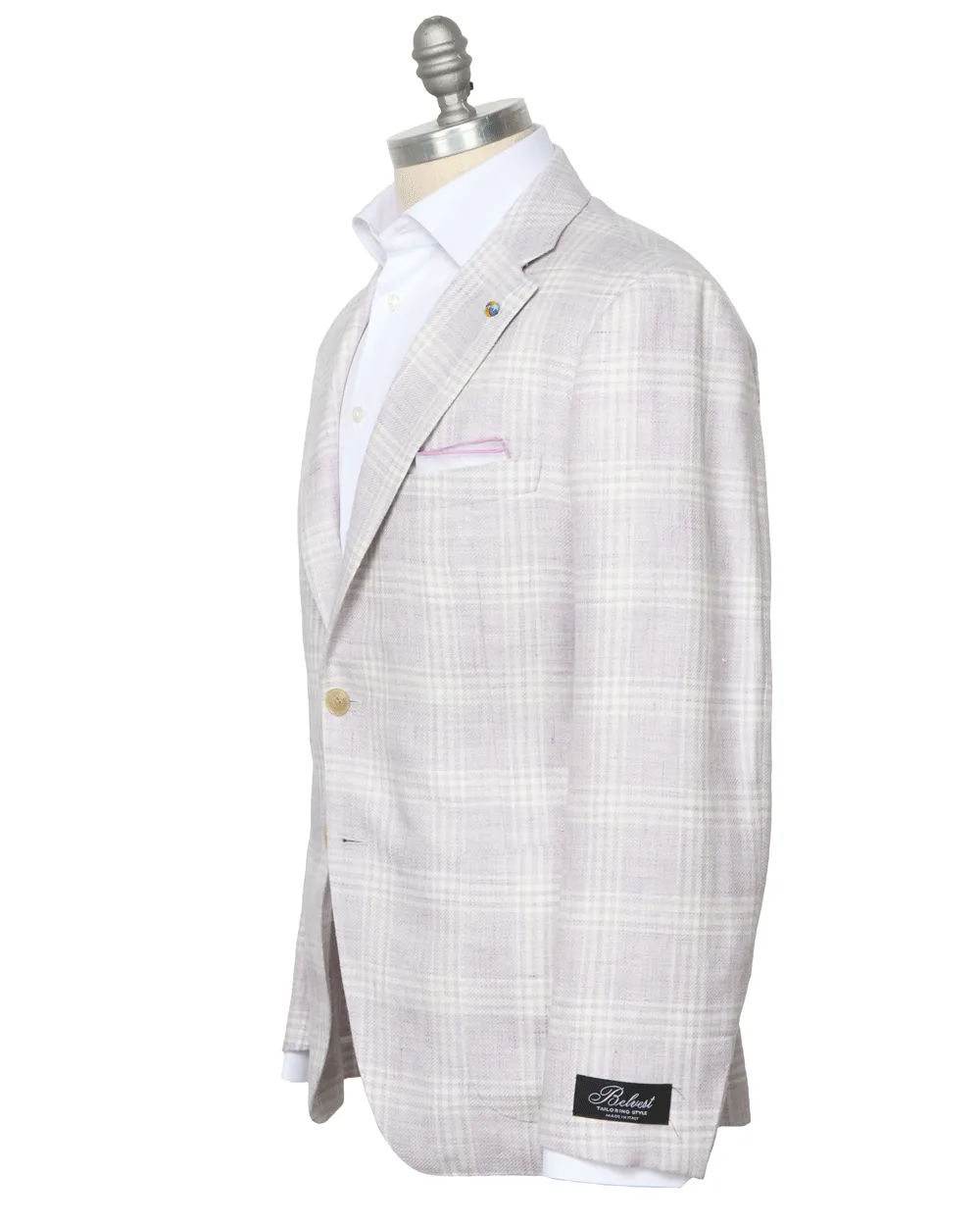 Lavender and White Plaid Sportcoat