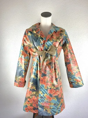 Leaf Printed Raincoat size XS
