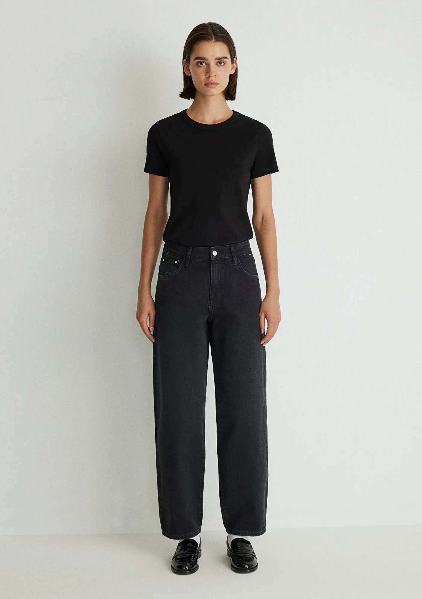 Leila Smoke Denim Jean Pants