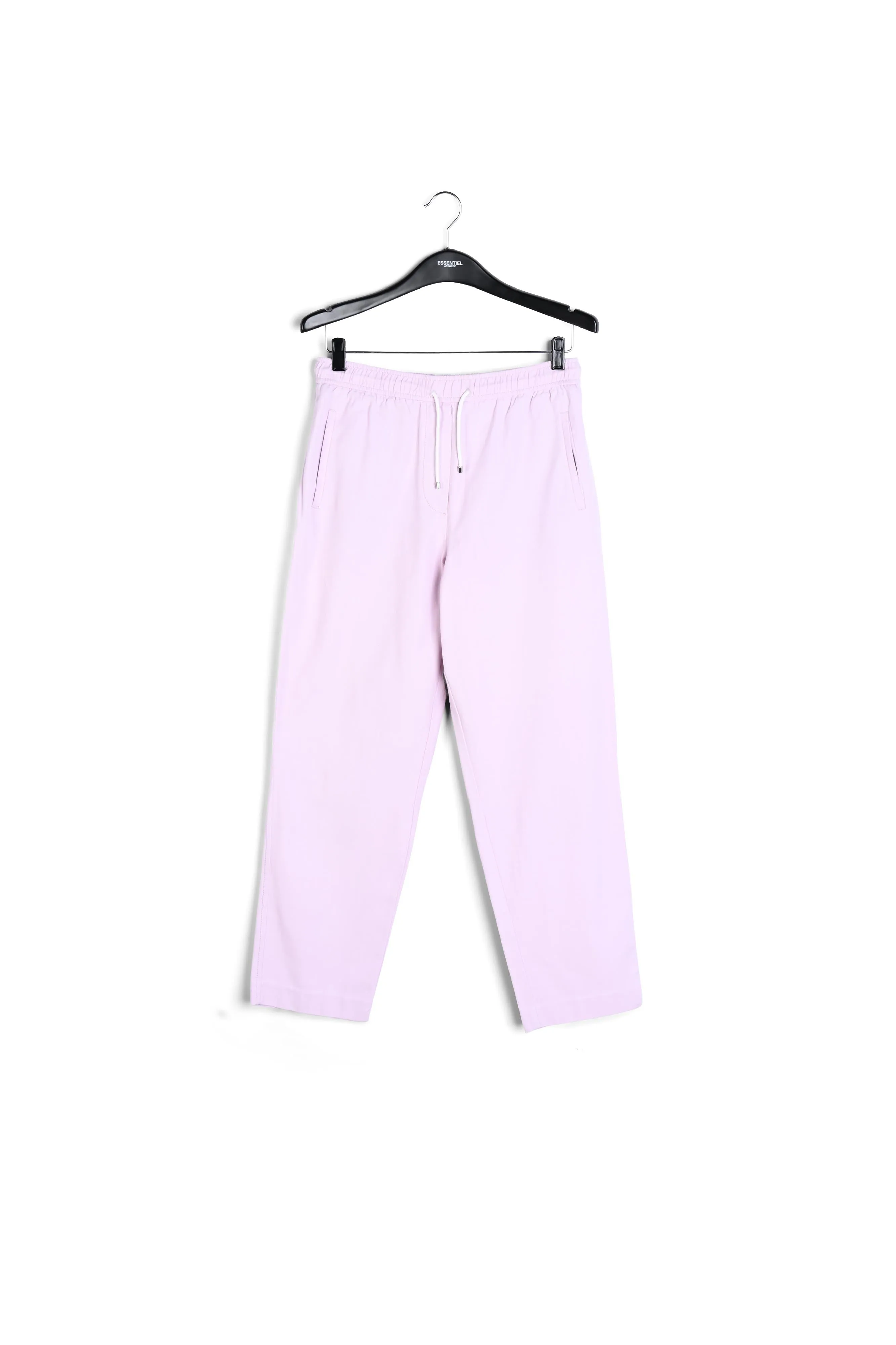 Lilac cotton tapered pants