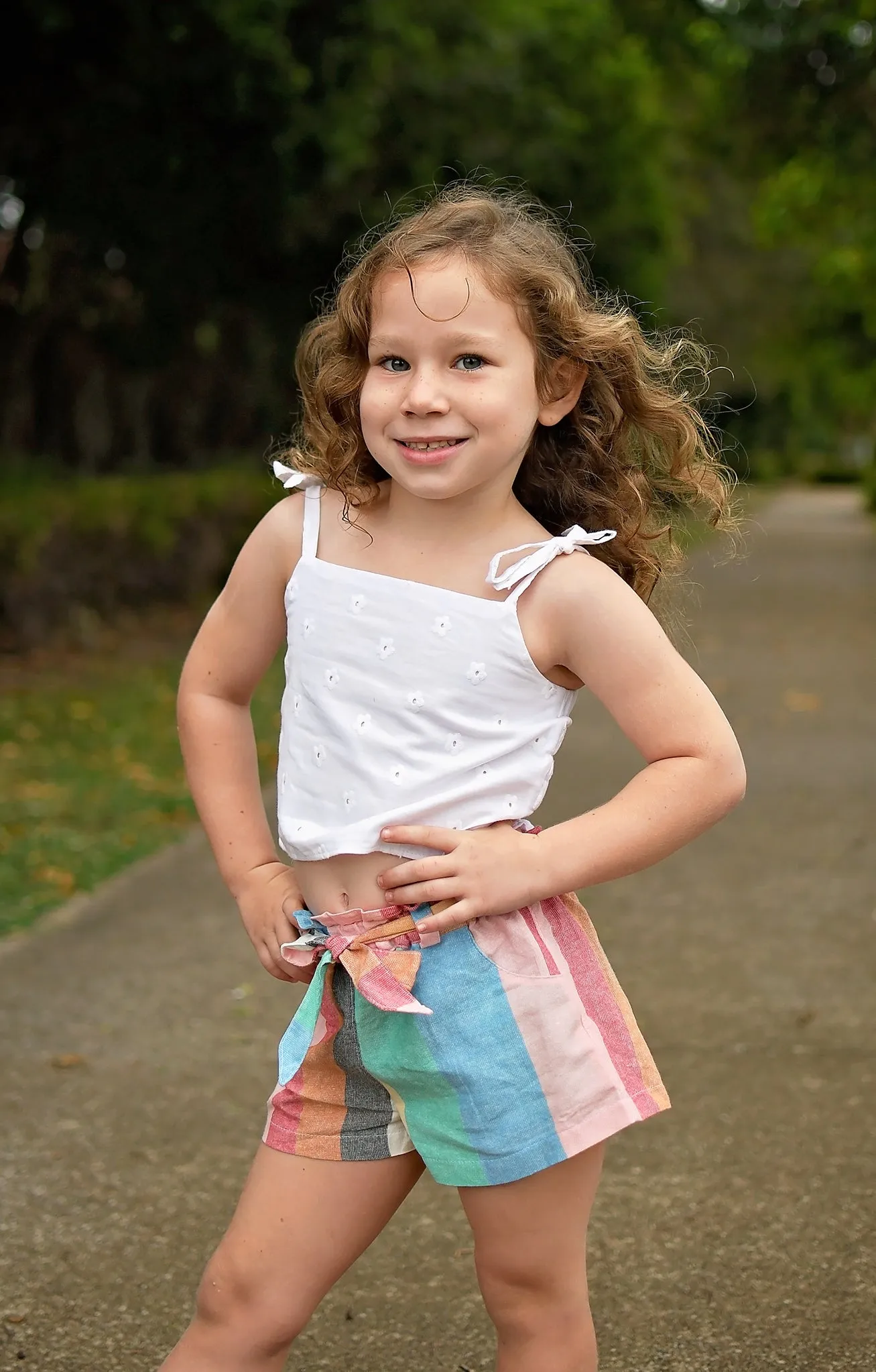Lilac Shorts with FREE Tigerlily Tank PDF Sewing Pattern