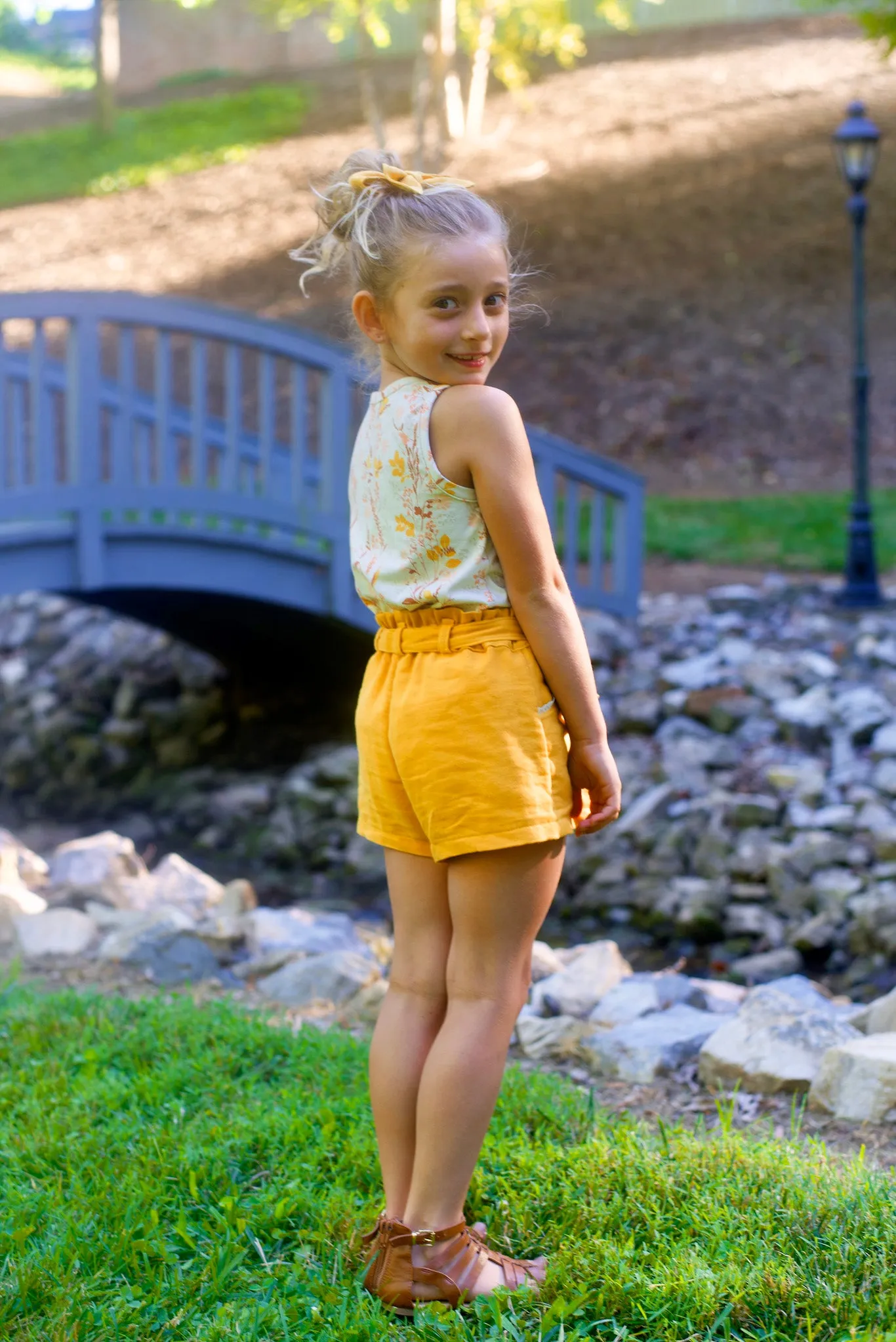 Lilac Shorts with FREE Tigerlily Tank PDF Sewing Pattern