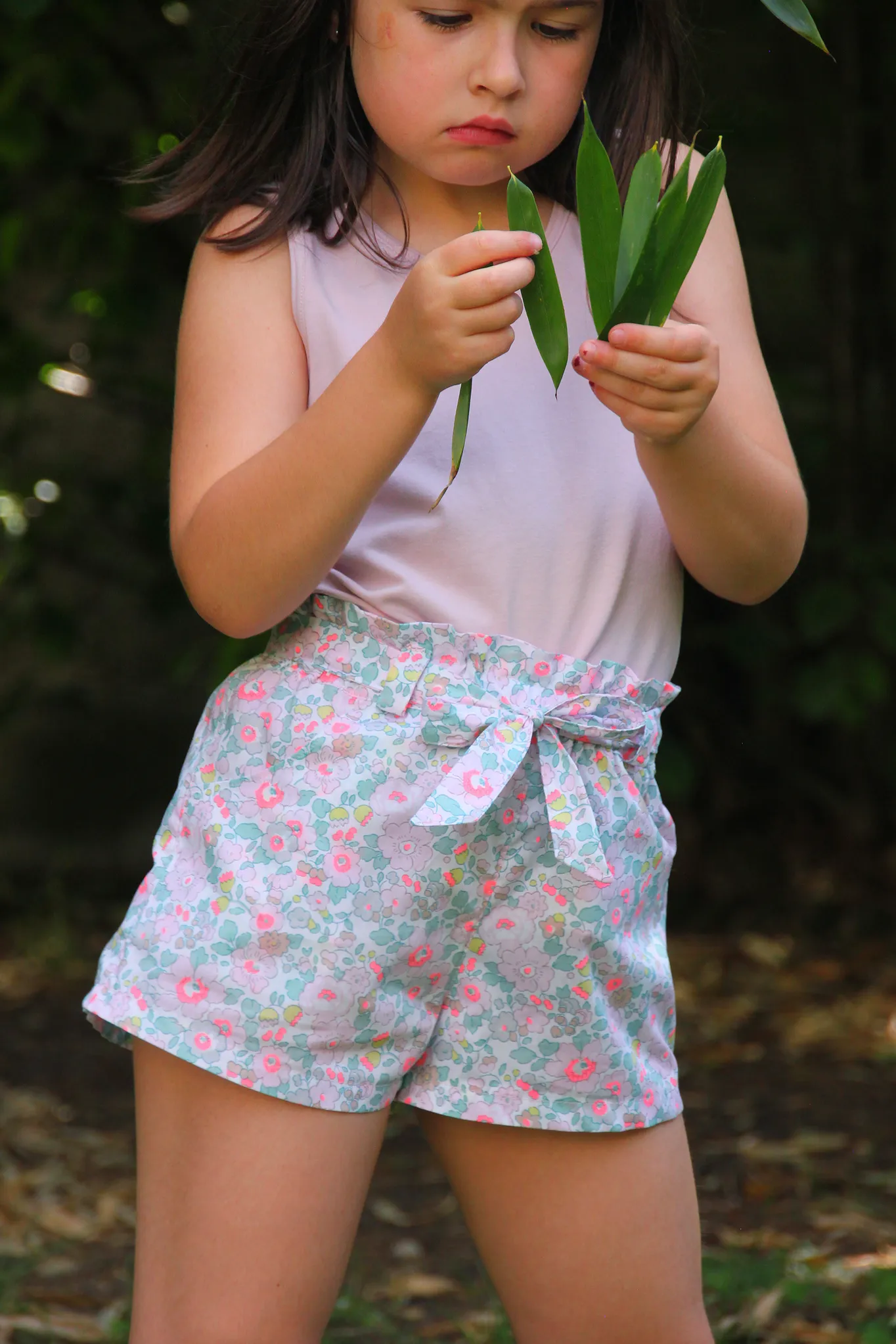 Lilac Shorts with FREE Tigerlily Tank PDF Sewing Pattern