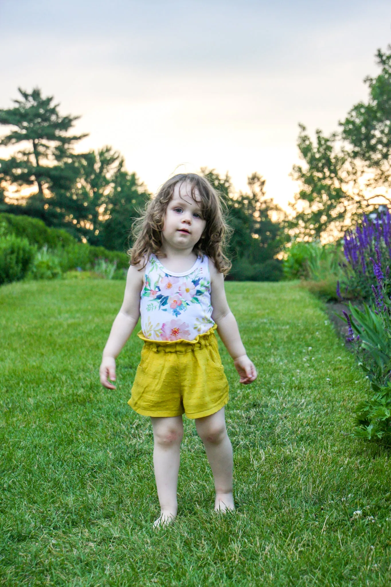Lilac Shorts with FREE Tigerlily Tank PDF Sewing Pattern