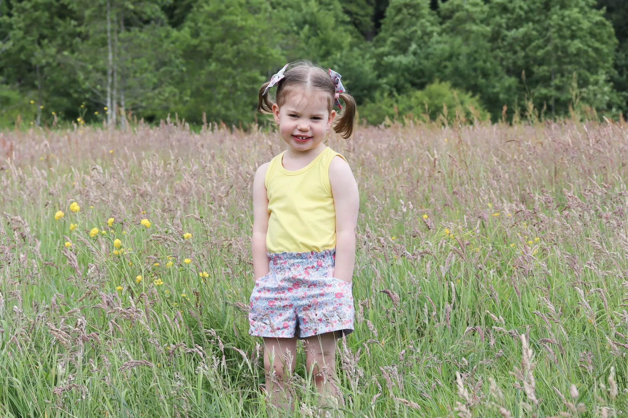 Lilac Shorts with FREE Tigerlily Tank PDF Sewing Pattern