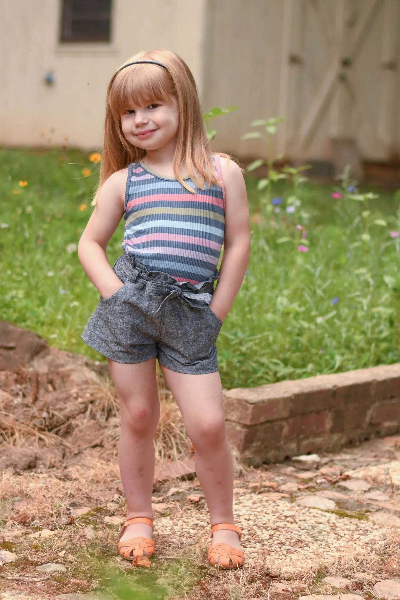 Lilac Shorts with FREE Tigerlily Tank PDF Sewing Pattern