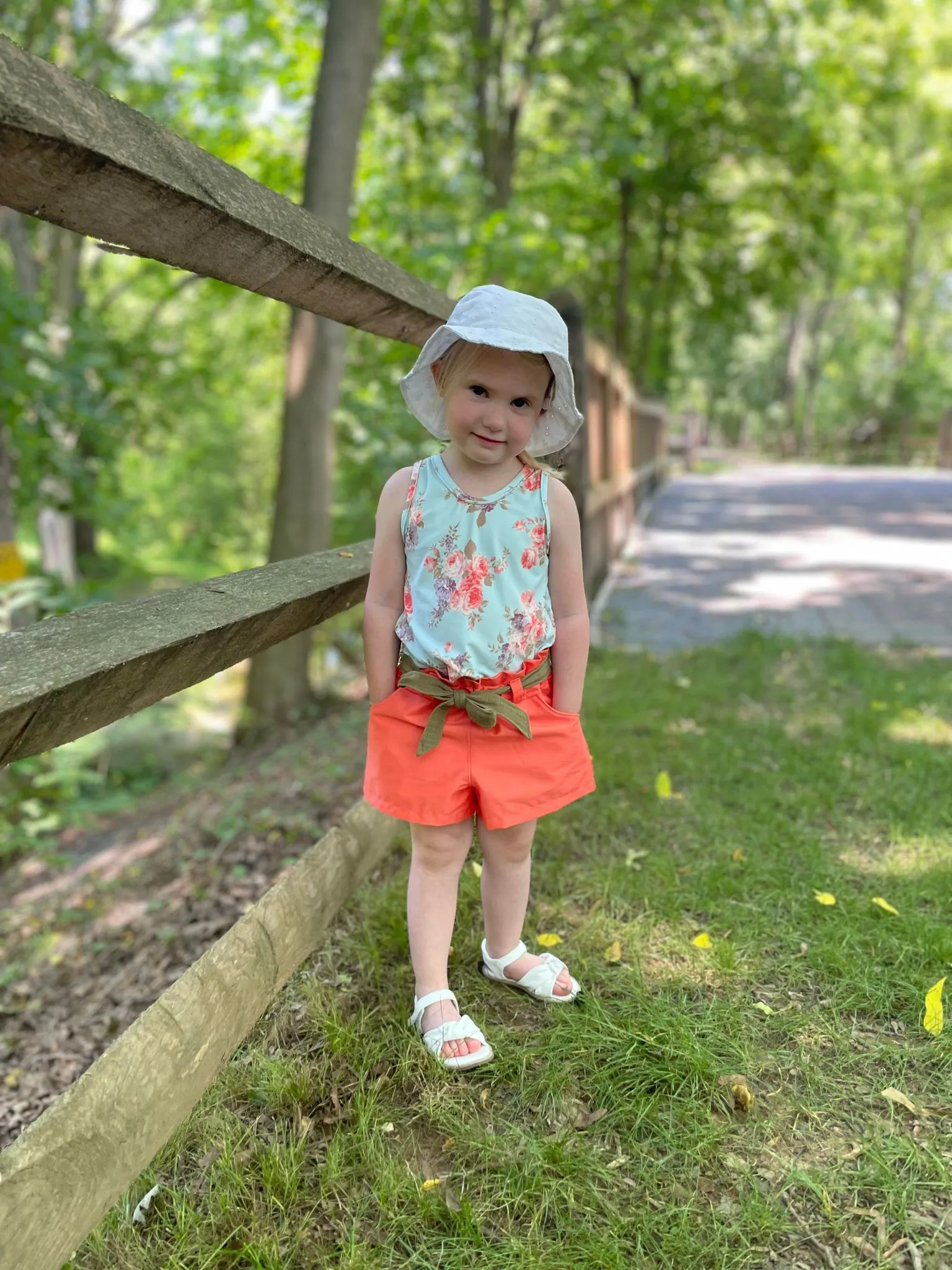 Lilac Shorts with FREE Tigerlily Tank PDF Sewing Pattern