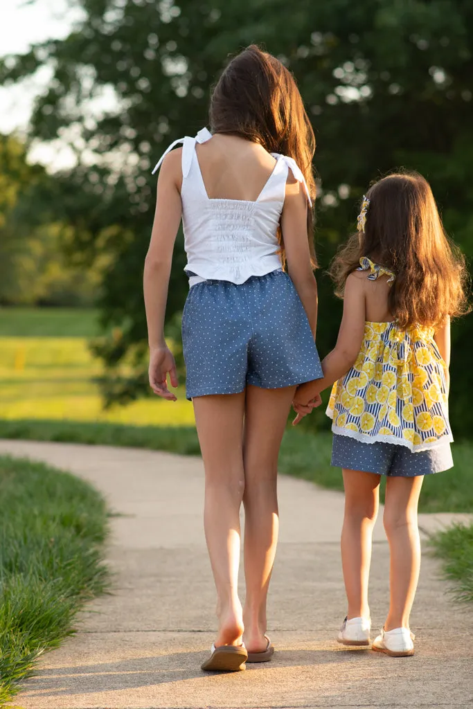 Lilac Shorts with FREE Tigerlily Tank PDF Sewing Pattern