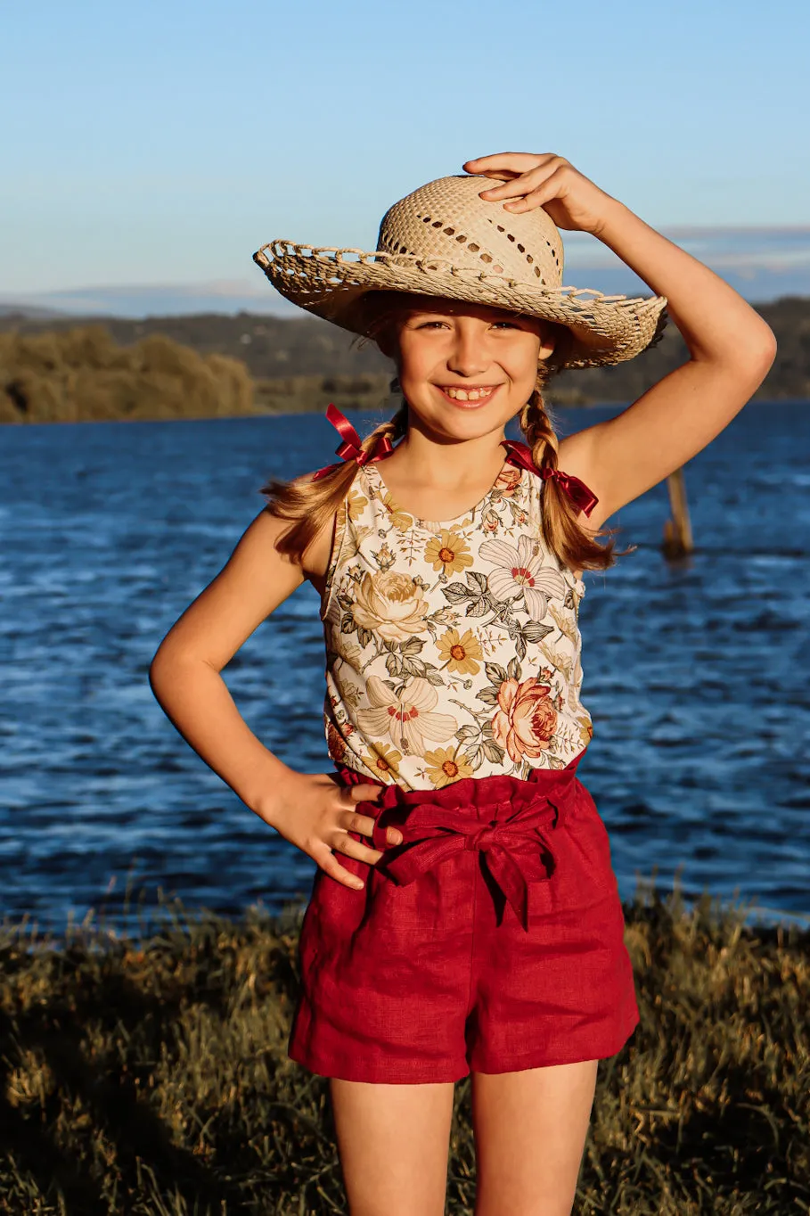 Lilac Shorts with FREE Tigerlily Tank PDF Sewing Pattern