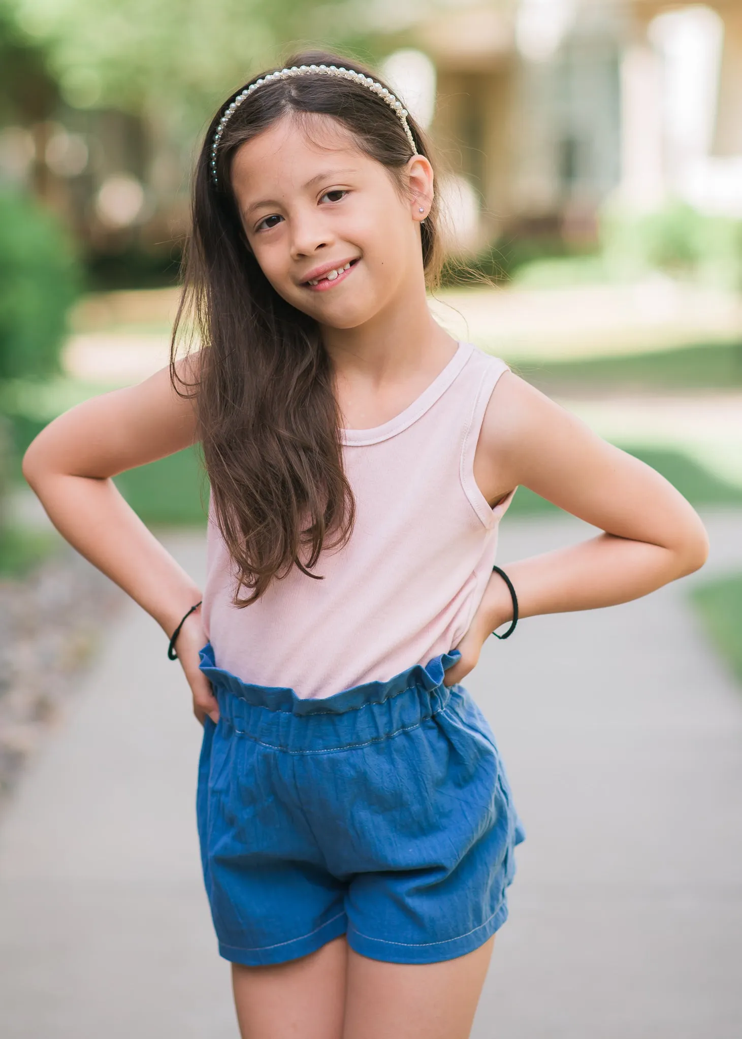 Lilac Shorts with FREE Tigerlily Tank PDF Sewing Pattern