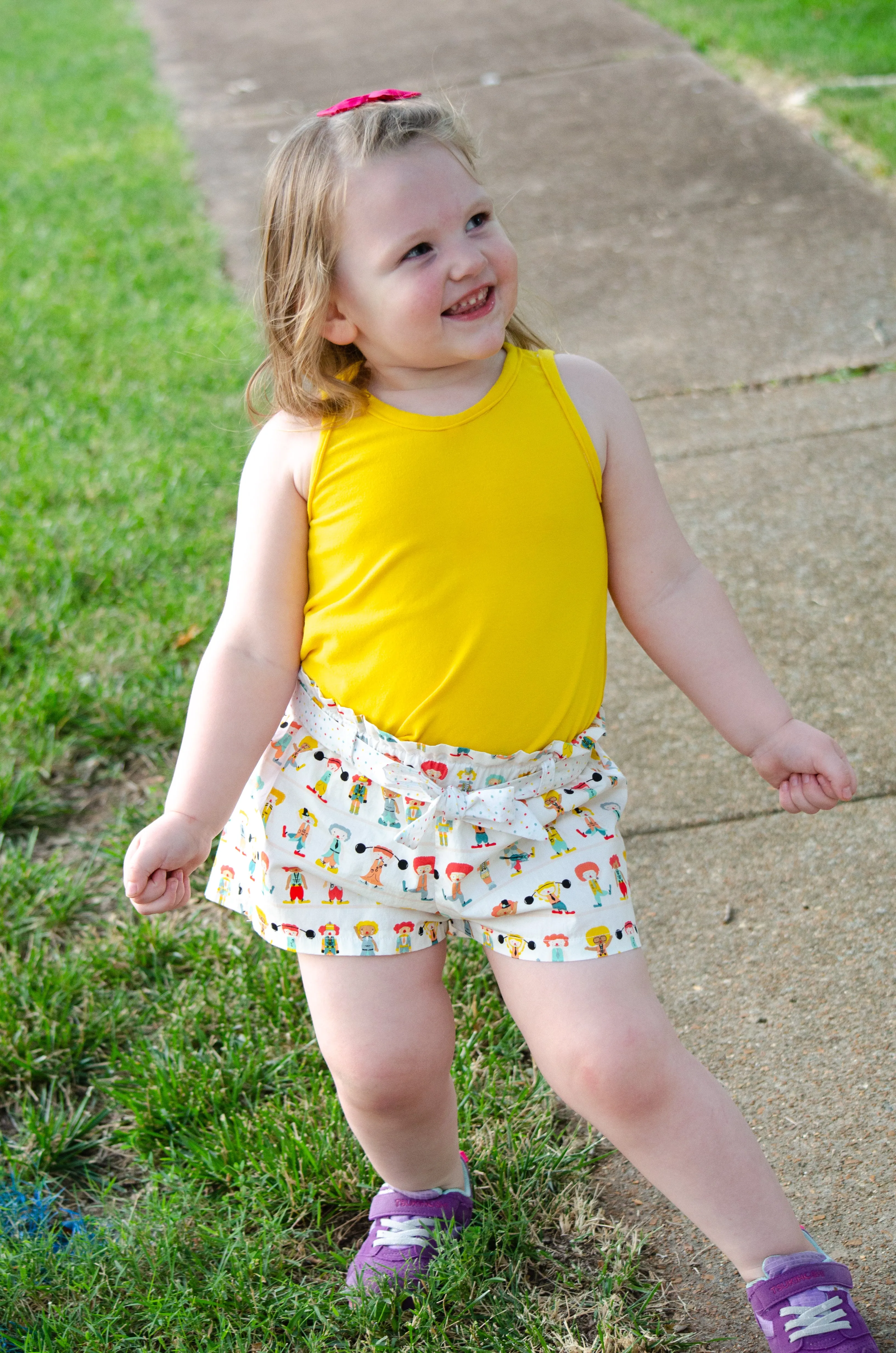 Lilac Shorts with FREE Tigerlily Tank PDF Sewing Pattern