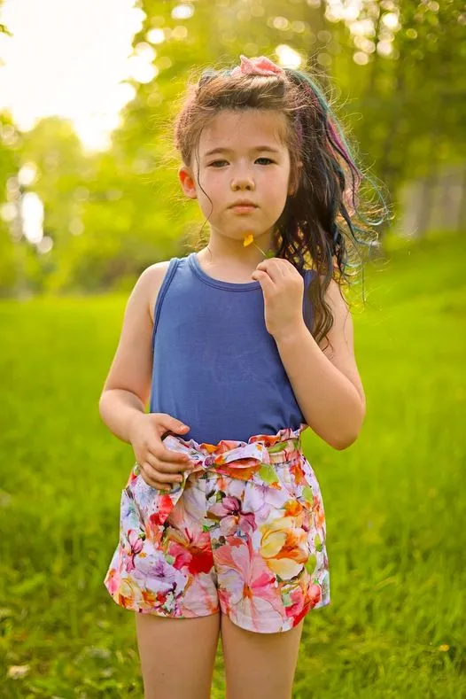 Lilac Shorts with FREE Tigerlily Tank PDF Sewing Pattern