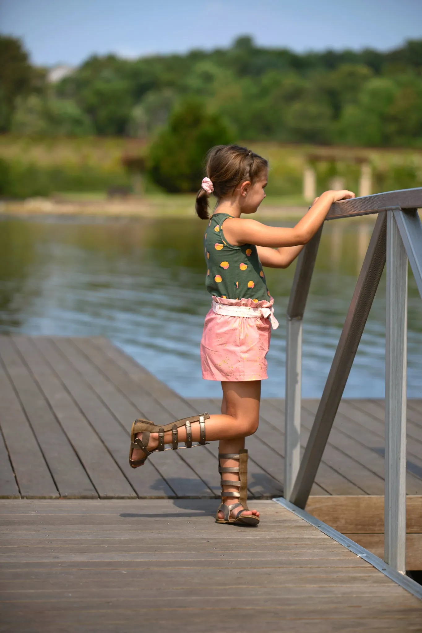 Lilac Shorts with FREE Tigerlily Tank PDF Sewing Pattern