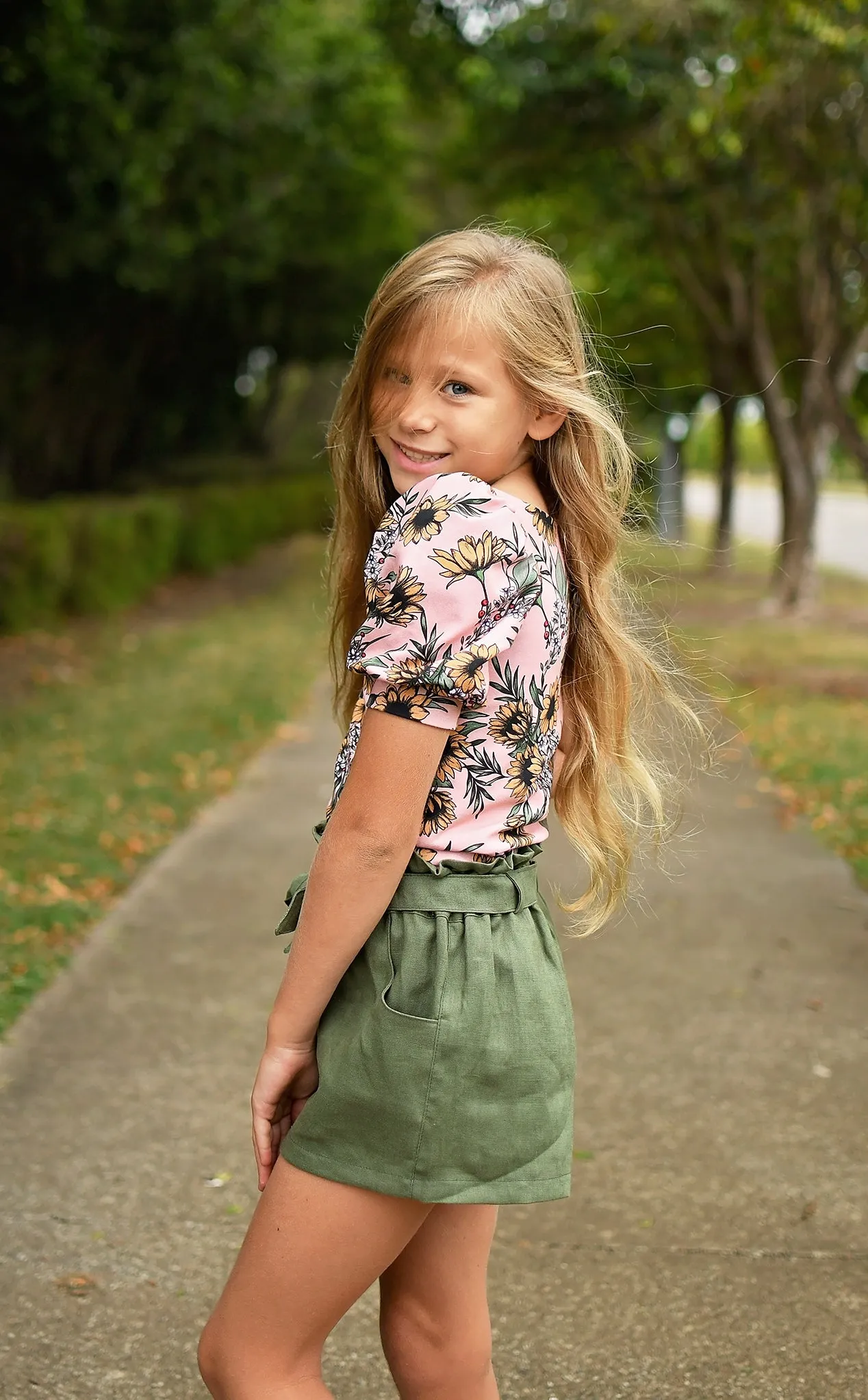 Lilac Shorts with FREE Tigerlily Tank PDF Sewing Pattern
