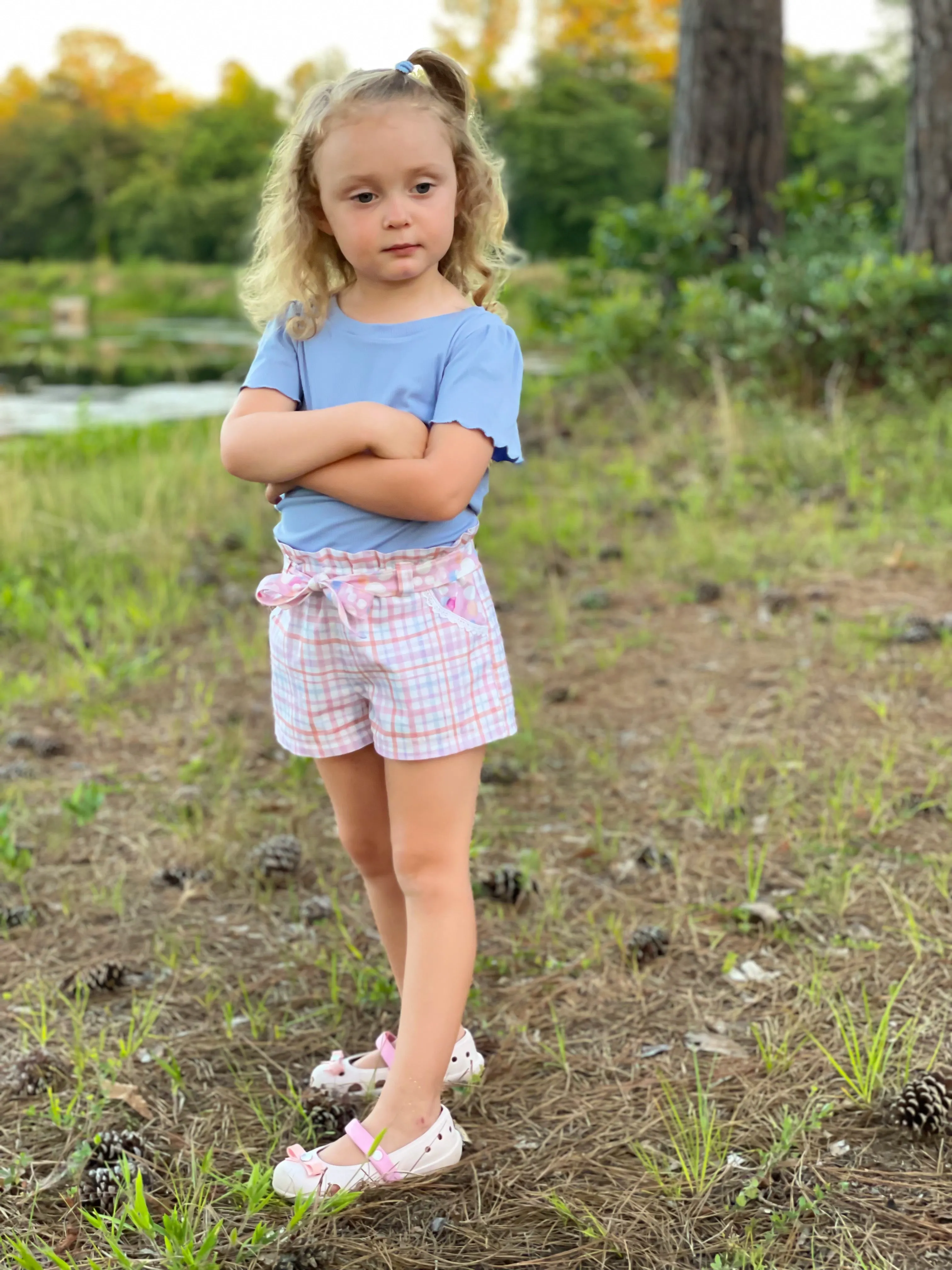 Lilac Shorts with FREE Tigerlily Tank PDF Sewing Pattern