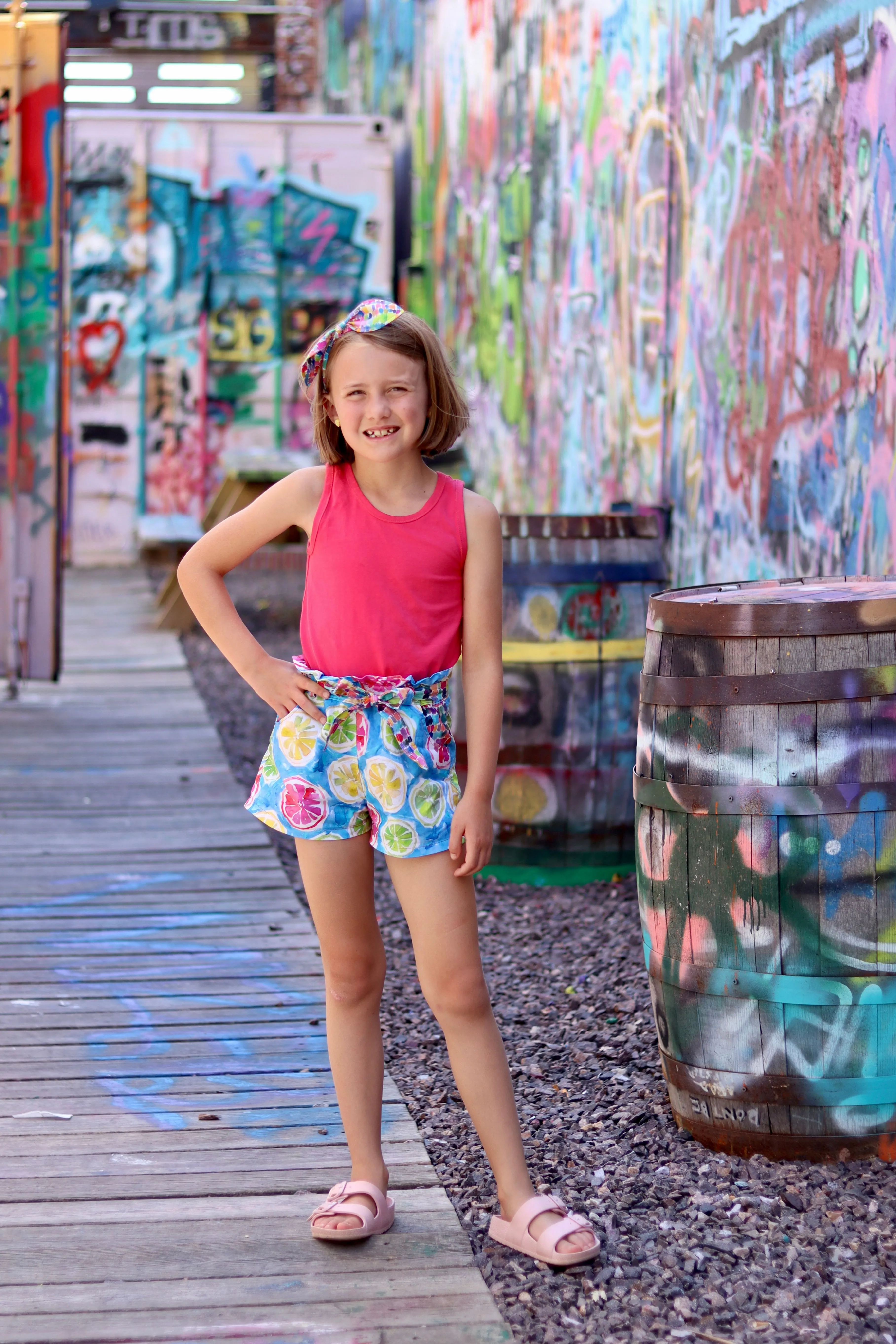 Lilac Shorts with FREE Tigerlily Tank PDF Sewing Pattern