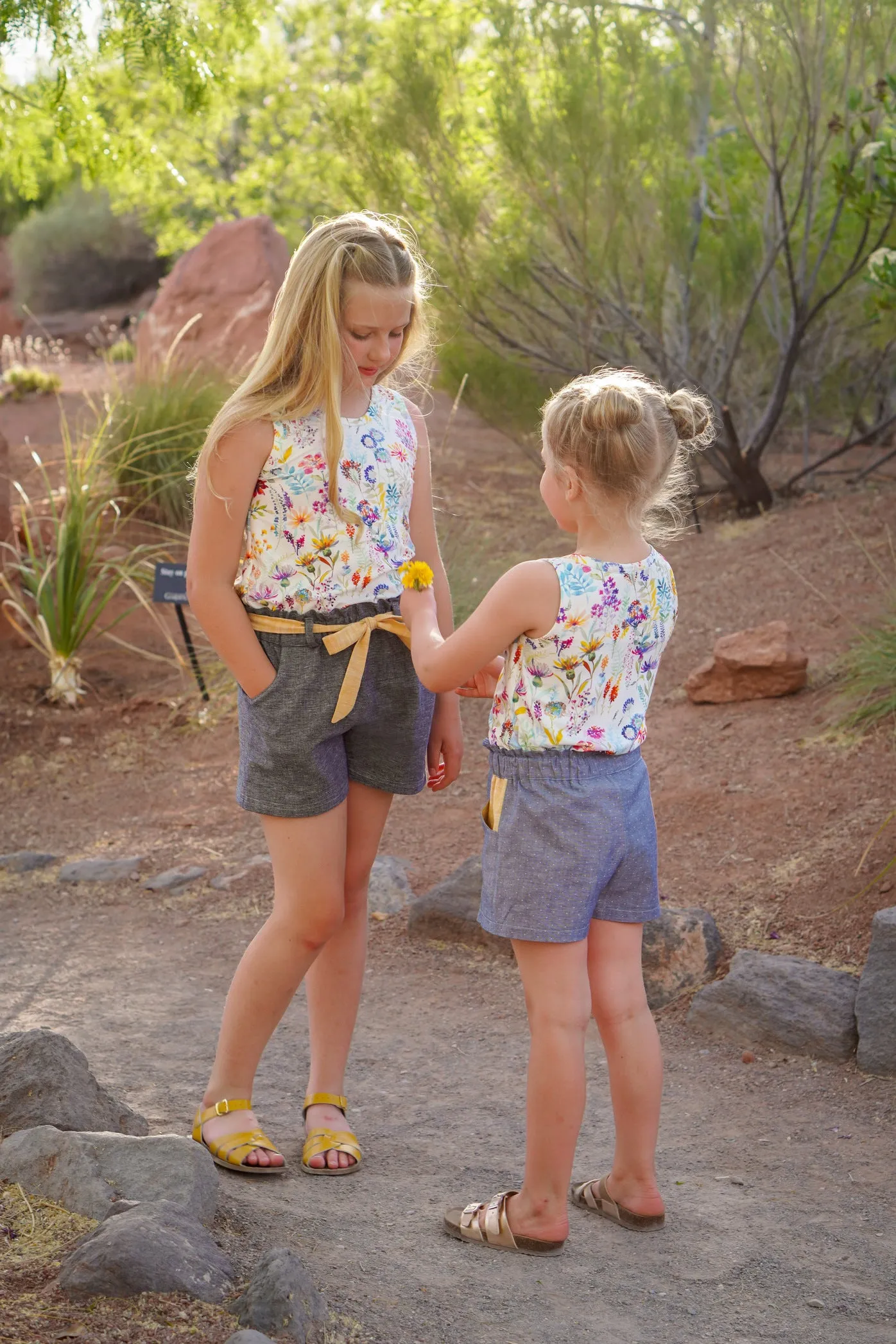 Lilac Shorts with FREE Tigerlily Tank PDF Sewing Pattern