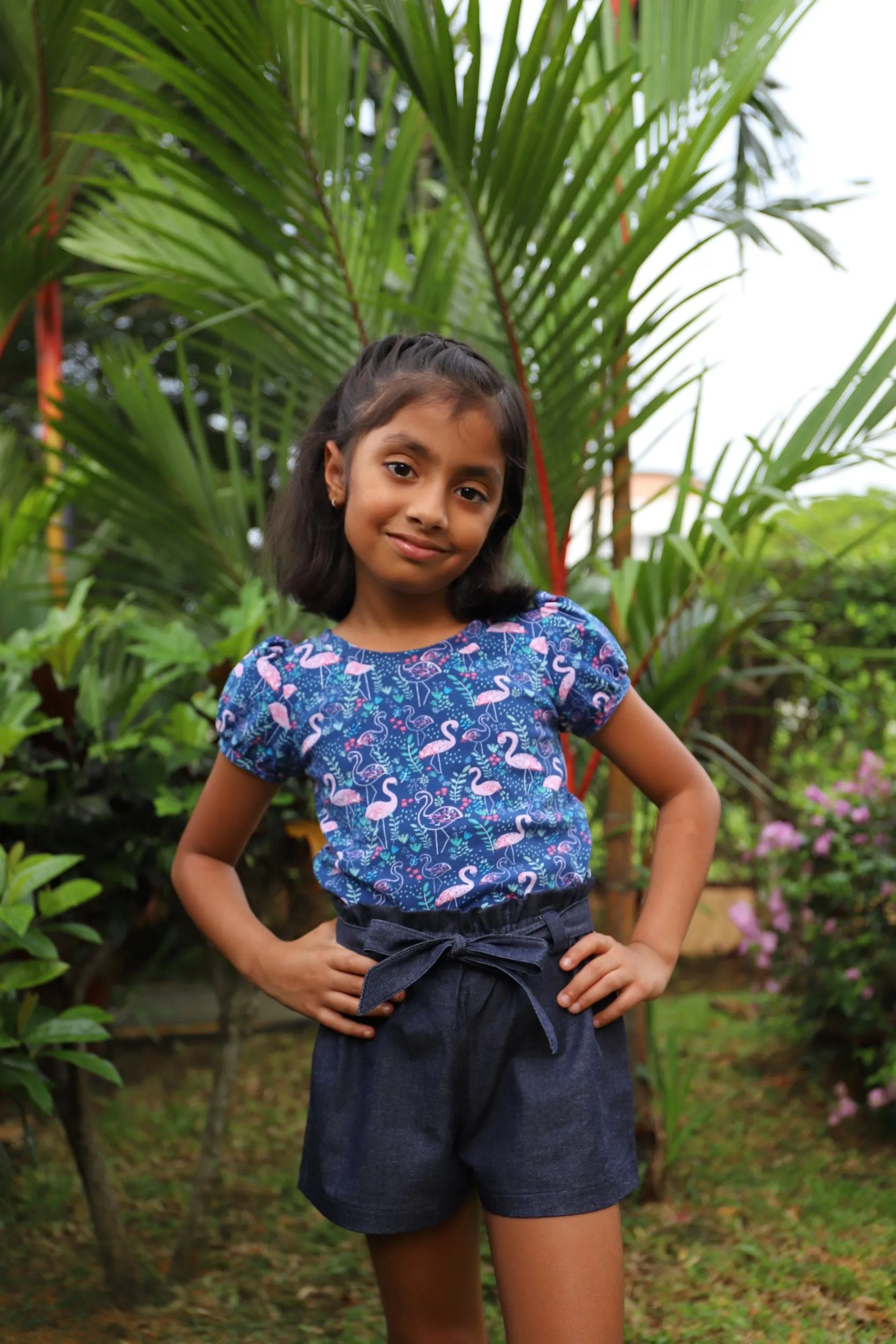Lilac Shorts with FREE Tigerlily Tank PDF Sewing Pattern