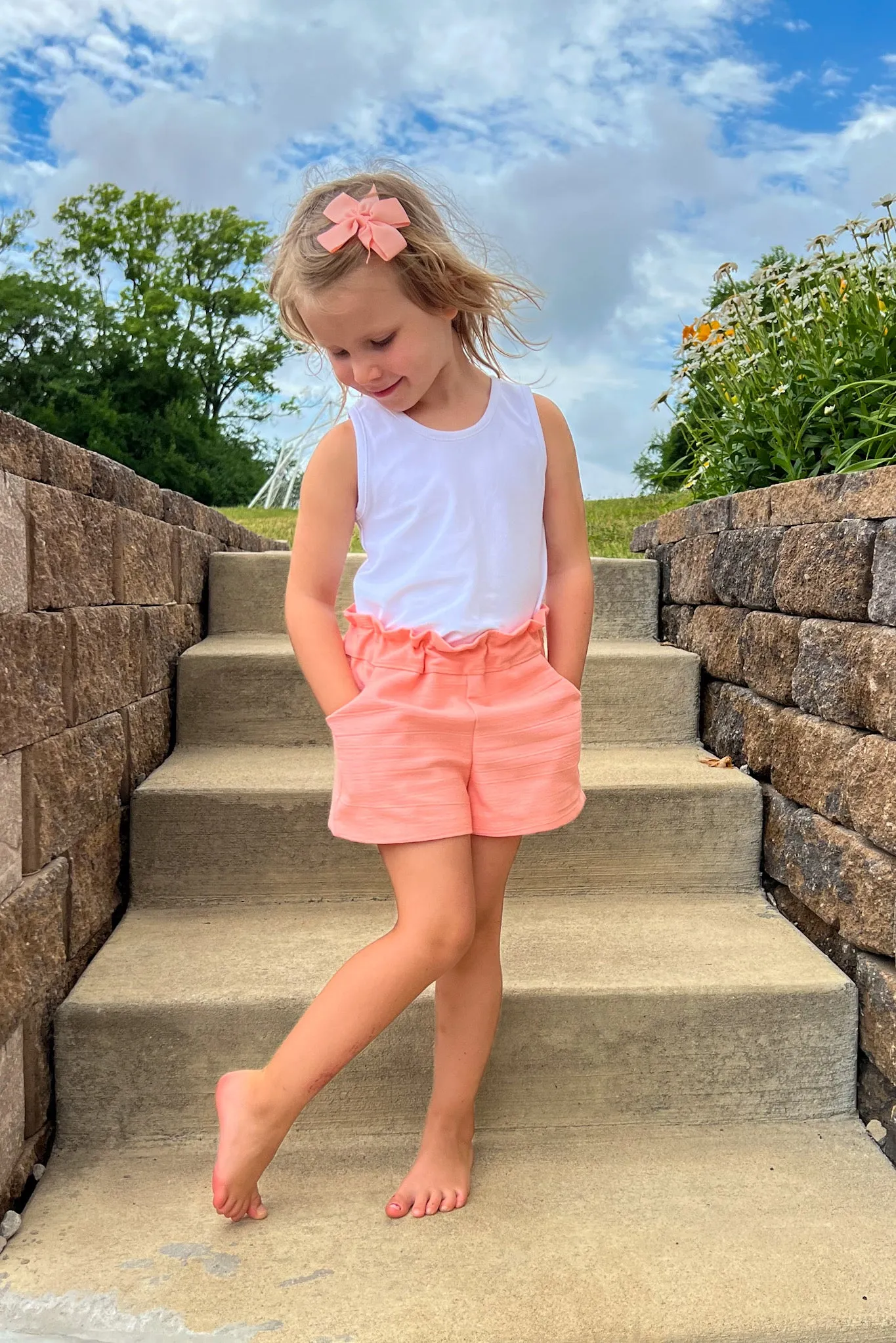 Lilac Shorts with FREE Tigerlily Tank PDF Sewing Pattern