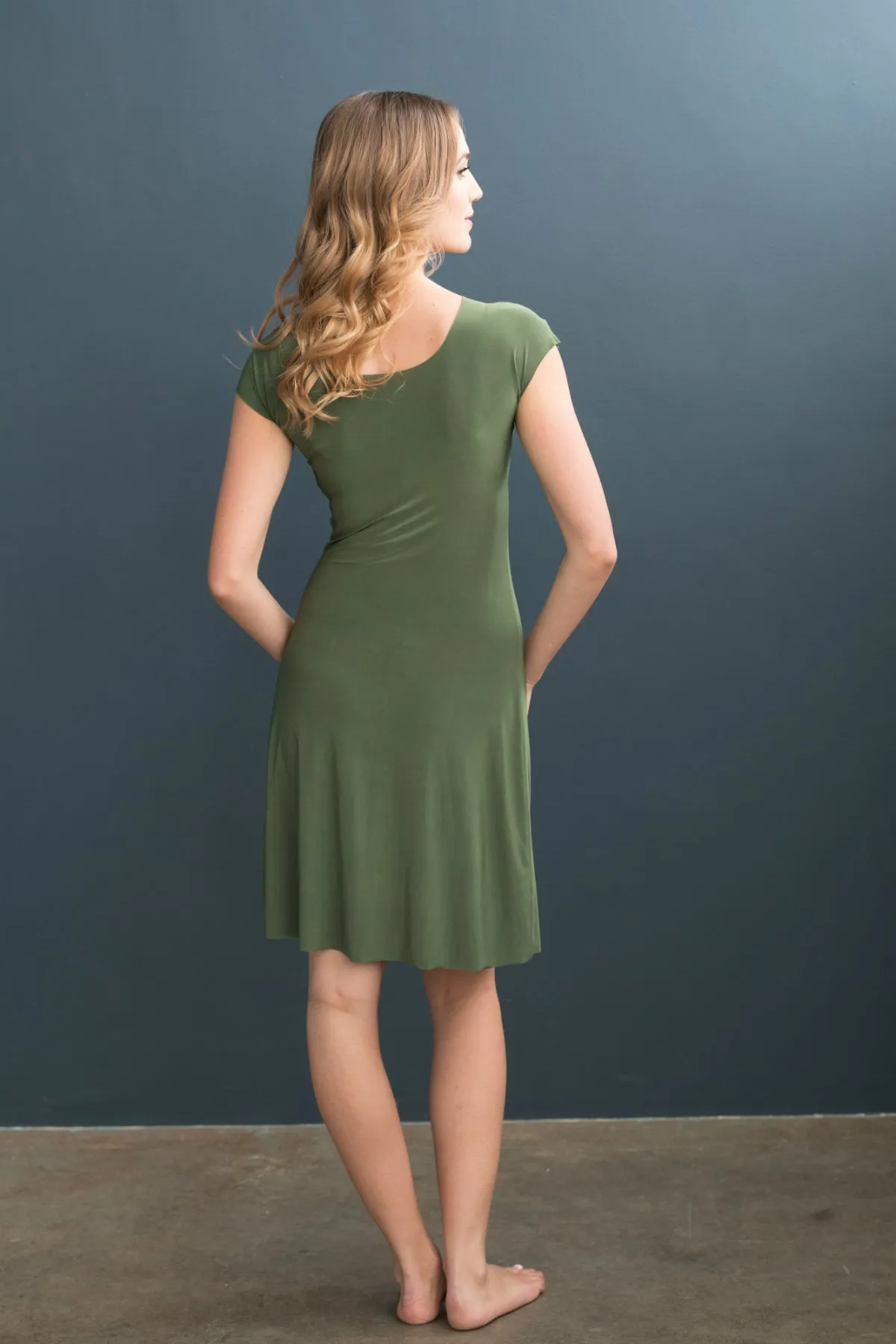 Lizzy Slip Cap Sleeve V-Neck Dress Slip - LE ♥