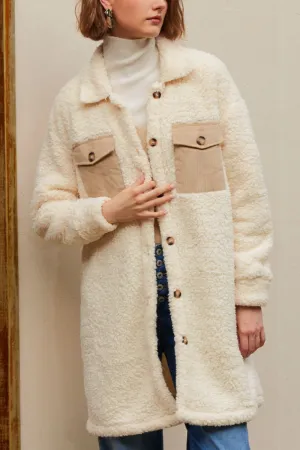 Long Sleeve Teddy Jacket