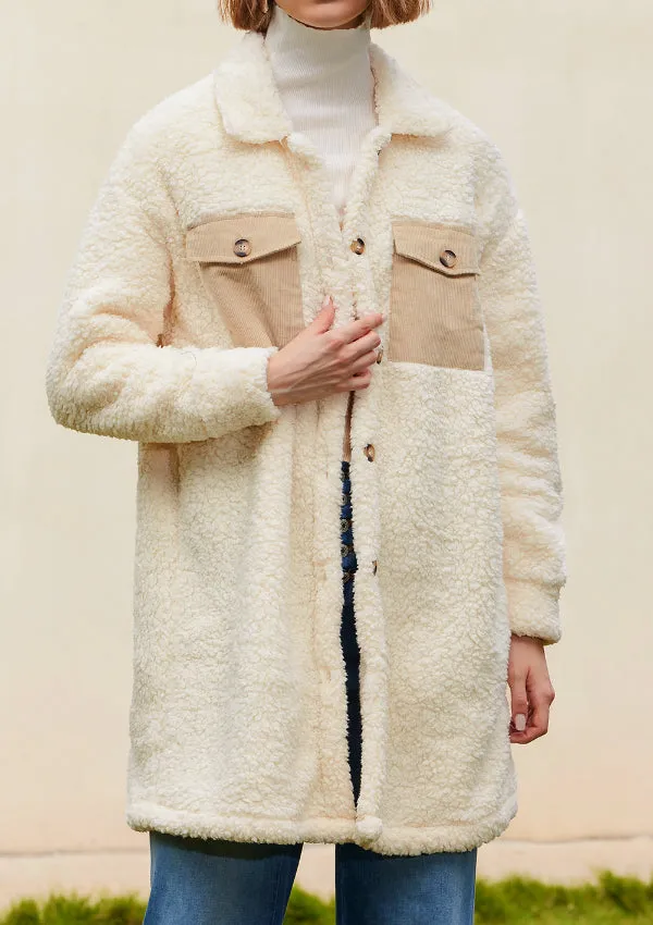 Long Sleeve Teddy Jacket