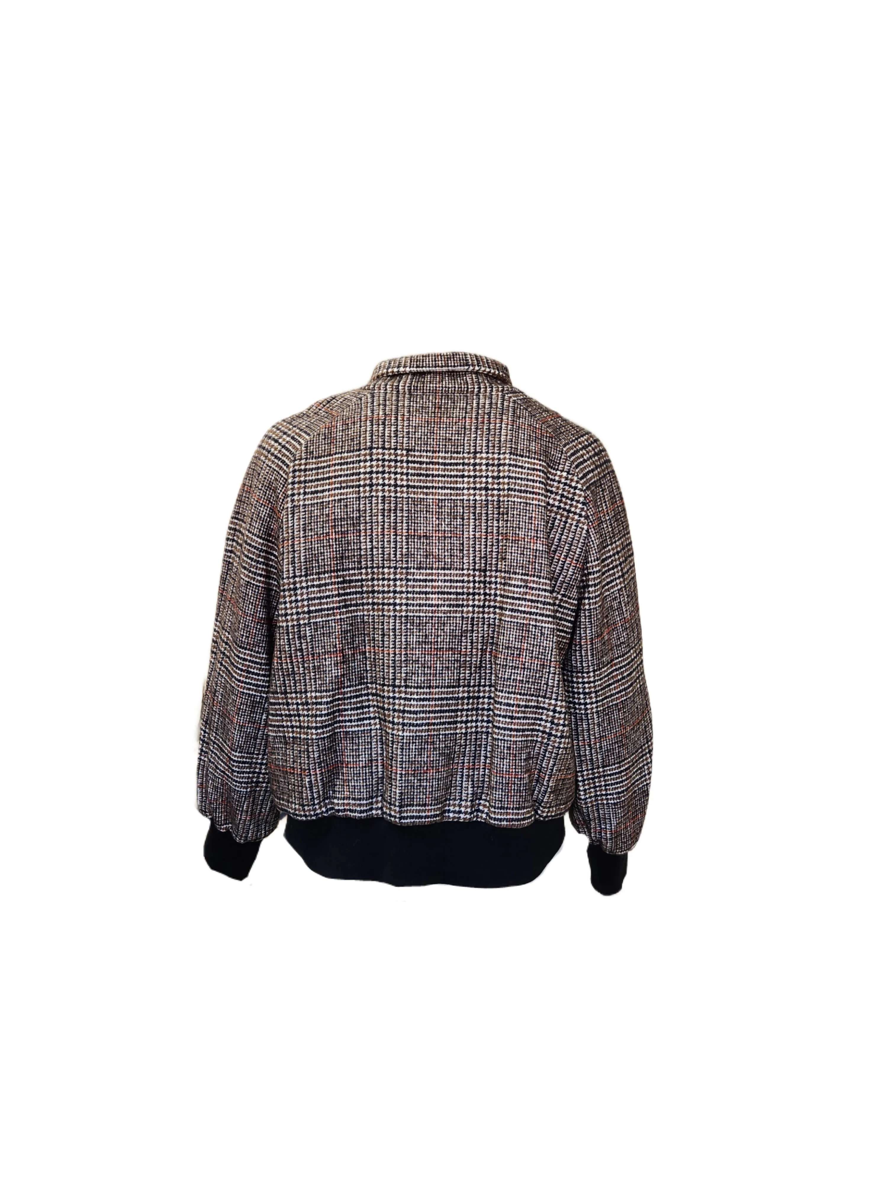 Marina Rinaldi Women's Brown Nizza Zipper Closure Jacket NWT