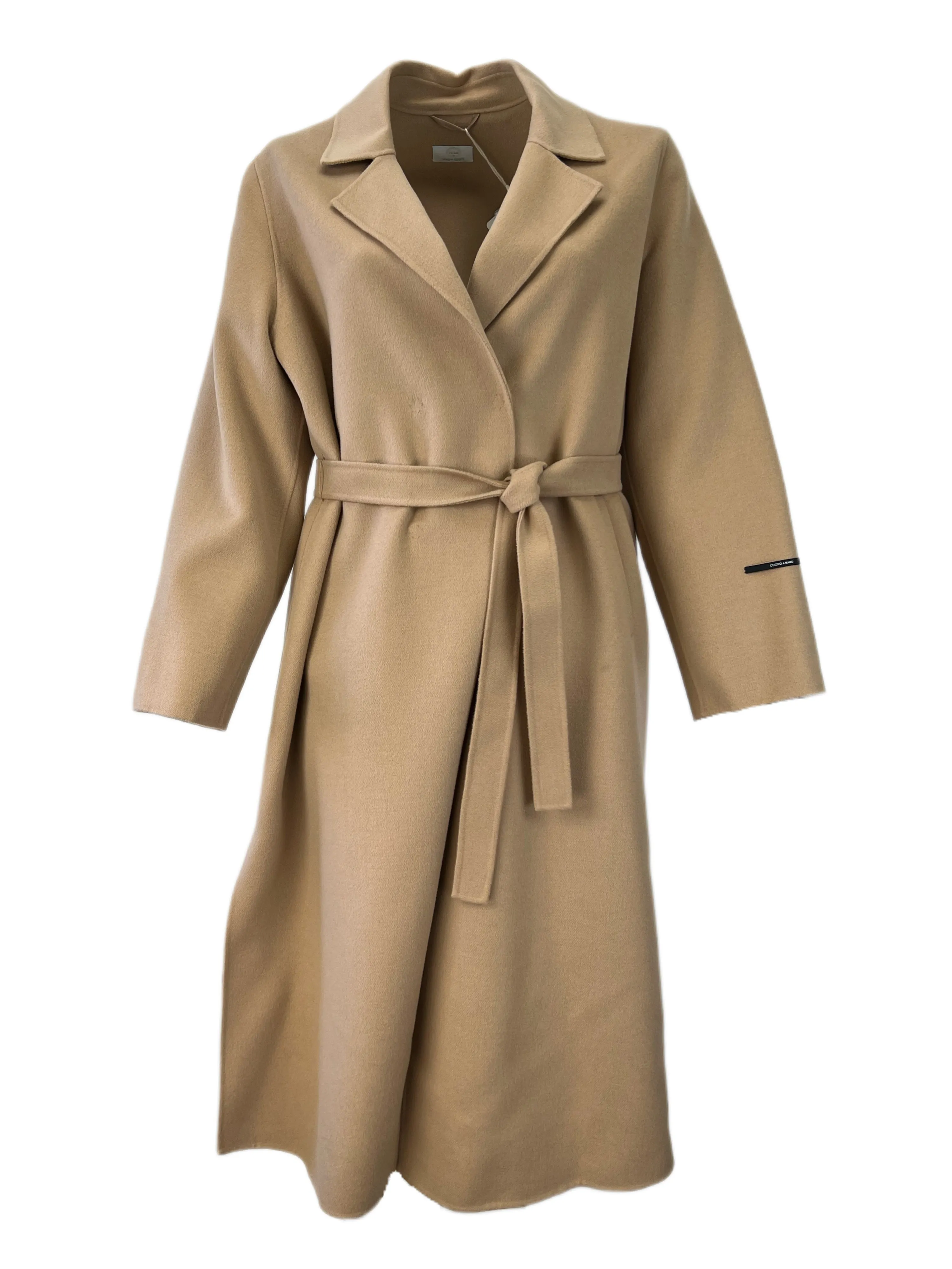 Marina Rinaldi Women's Cammello Teorema Notch Collar Coat Size 20W/29