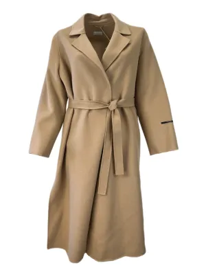 Marina Rinaldi Women's Cammello Teorema Notch Collar Coat Size 20W/29