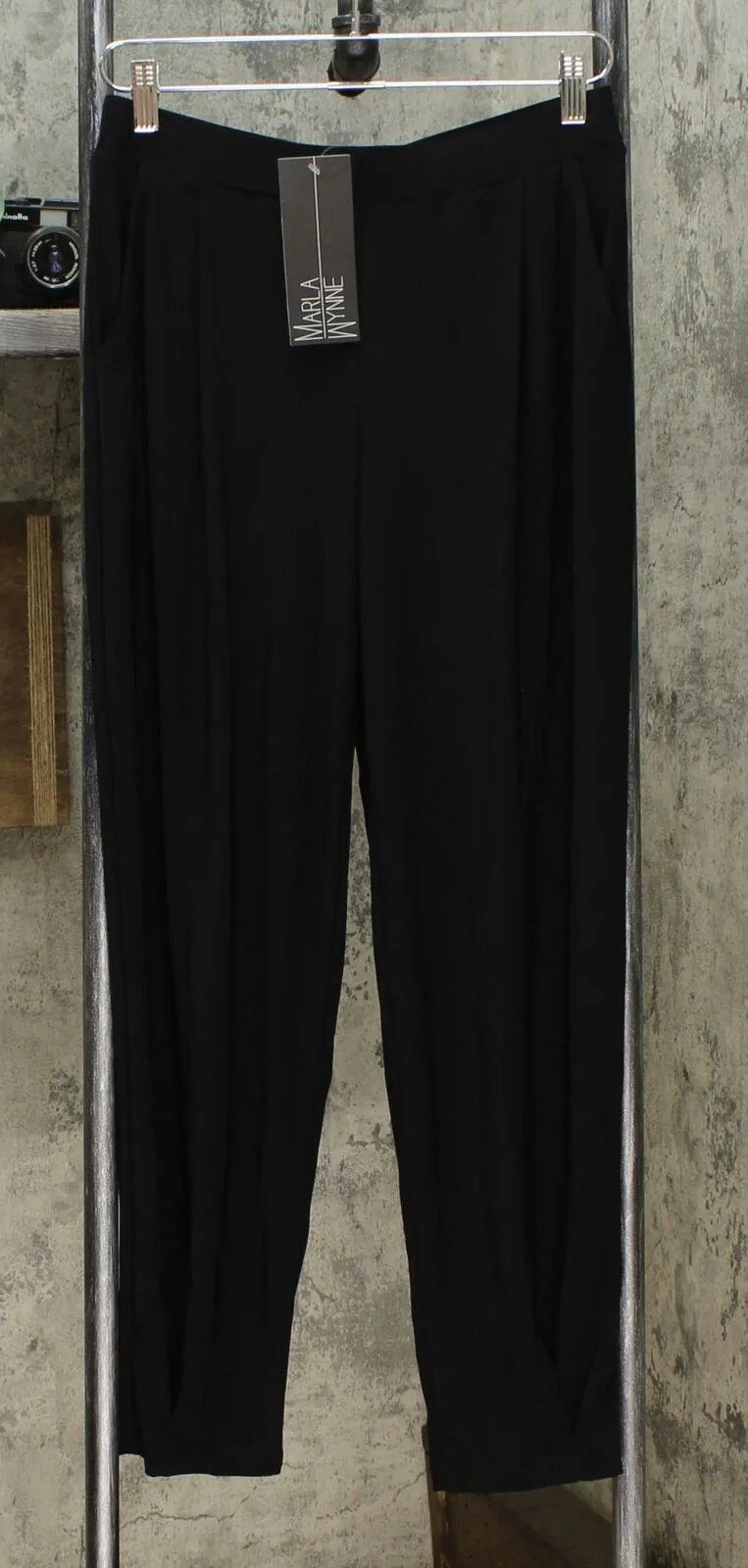 MarlaWynne Women's Jersey Knit Slouch Pants