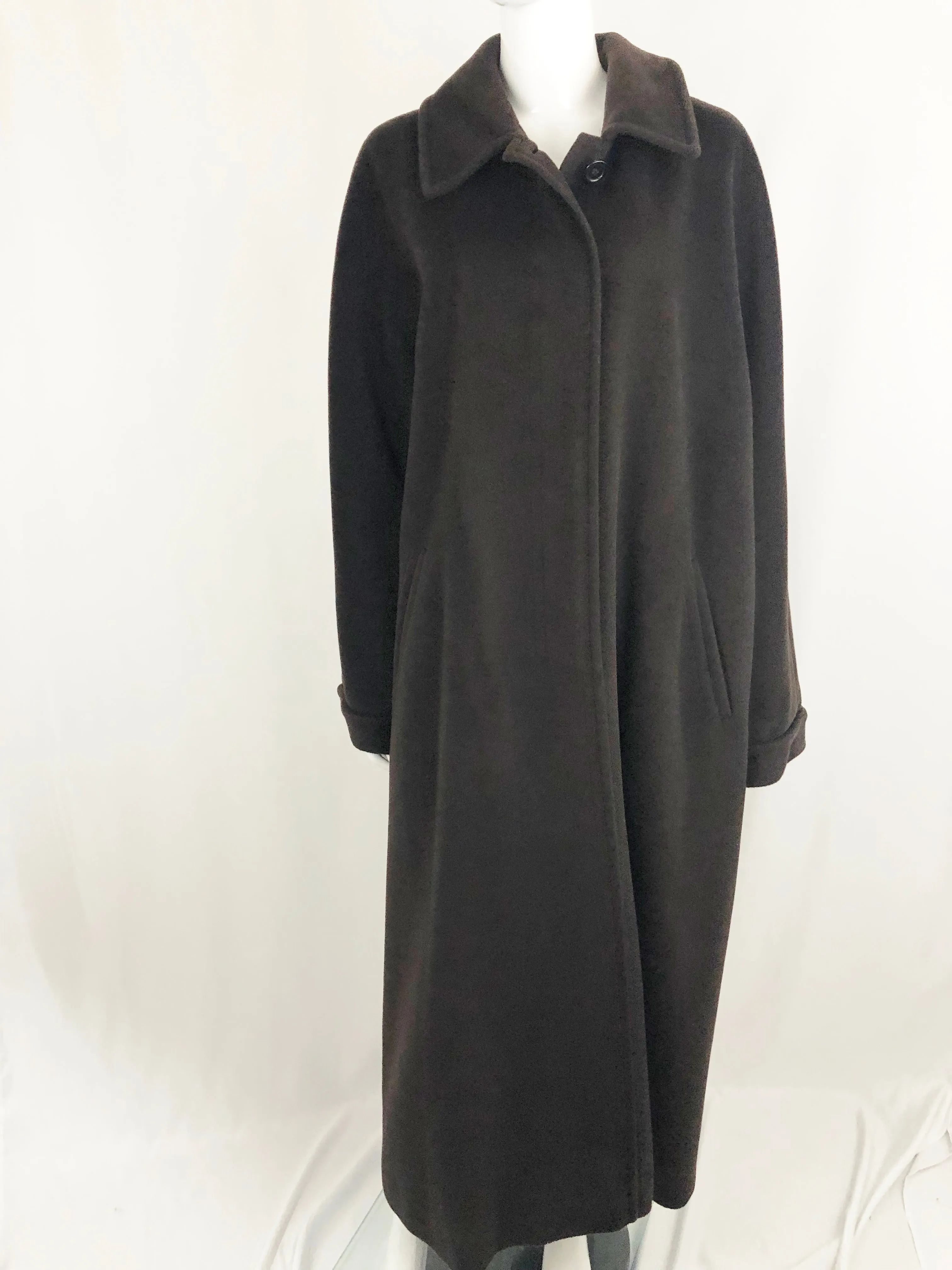 Max Mara Long Wool Coat Size 12