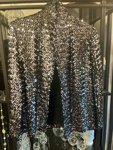Metallic Sequins Blazer, size M  #3046