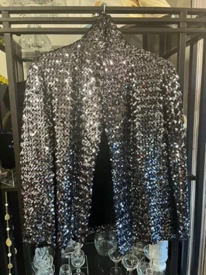Metallic Sequins Blazer, size M  #3046