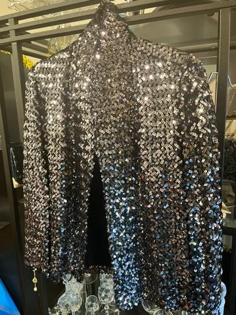 Metallic Sequins Blazer, size M  #3046