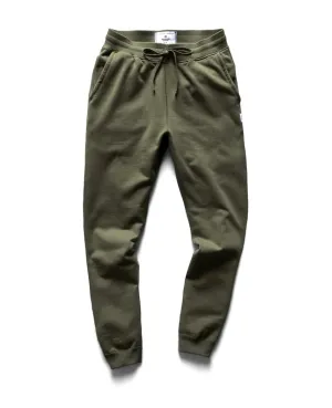 Midweight Terry Slim Sweatpant FIR