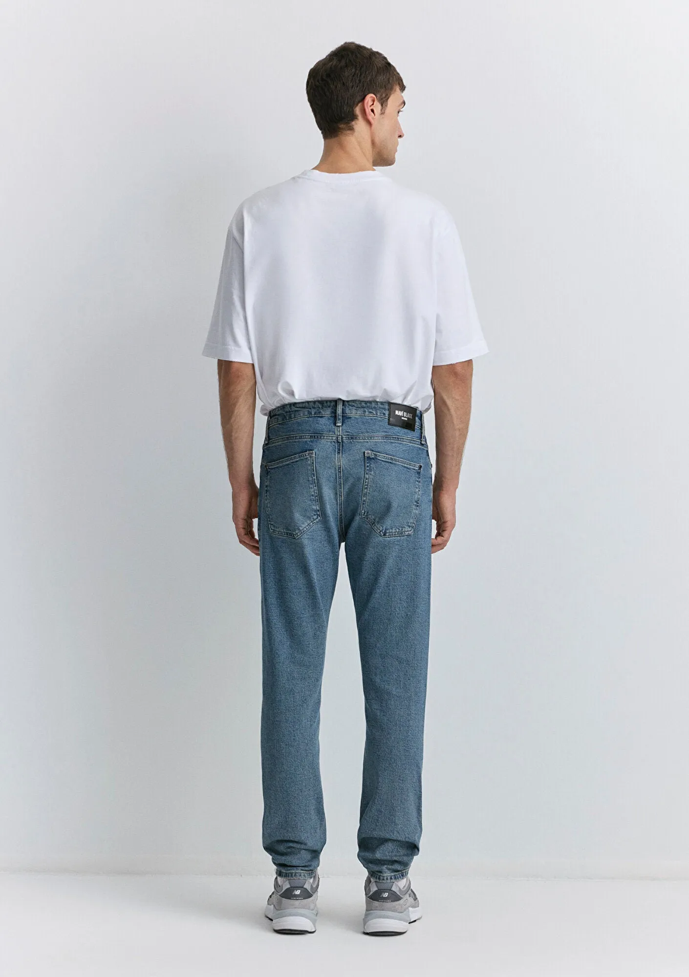 Milan Foggy Space Blue Mavi Black Jean Pants