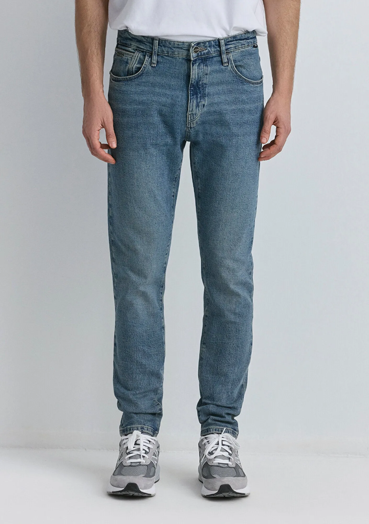 Milan Foggy Space Blue Mavi Black Jean Pants