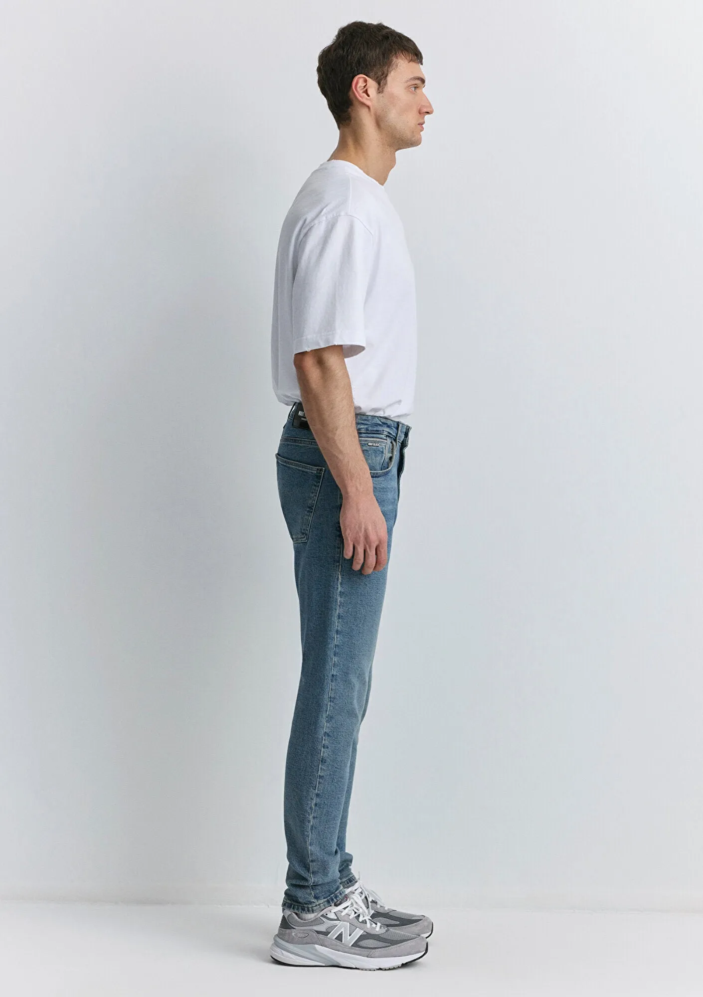 Milan Foggy Space Blue Mavi Black Jean Pants