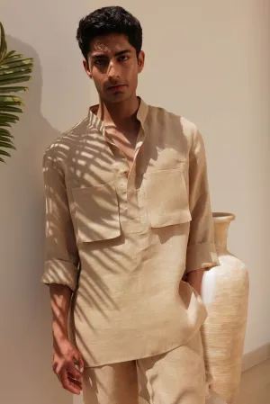 Milano Shirt - Man & Milano Pants - Man (Sand)