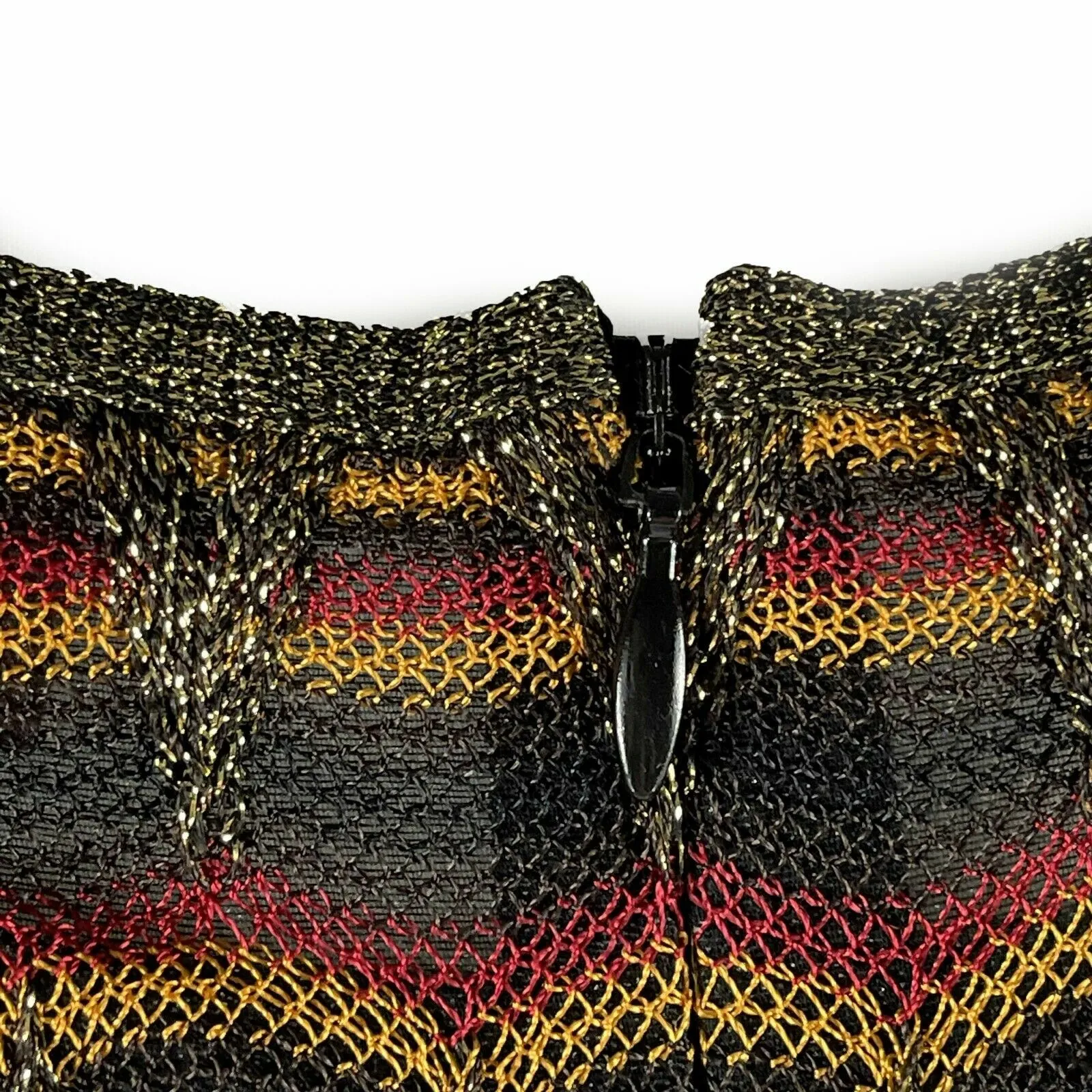 Missoni - Zig Zag and Scalloped Sleeveless Multicolor Dress -XXS/XS