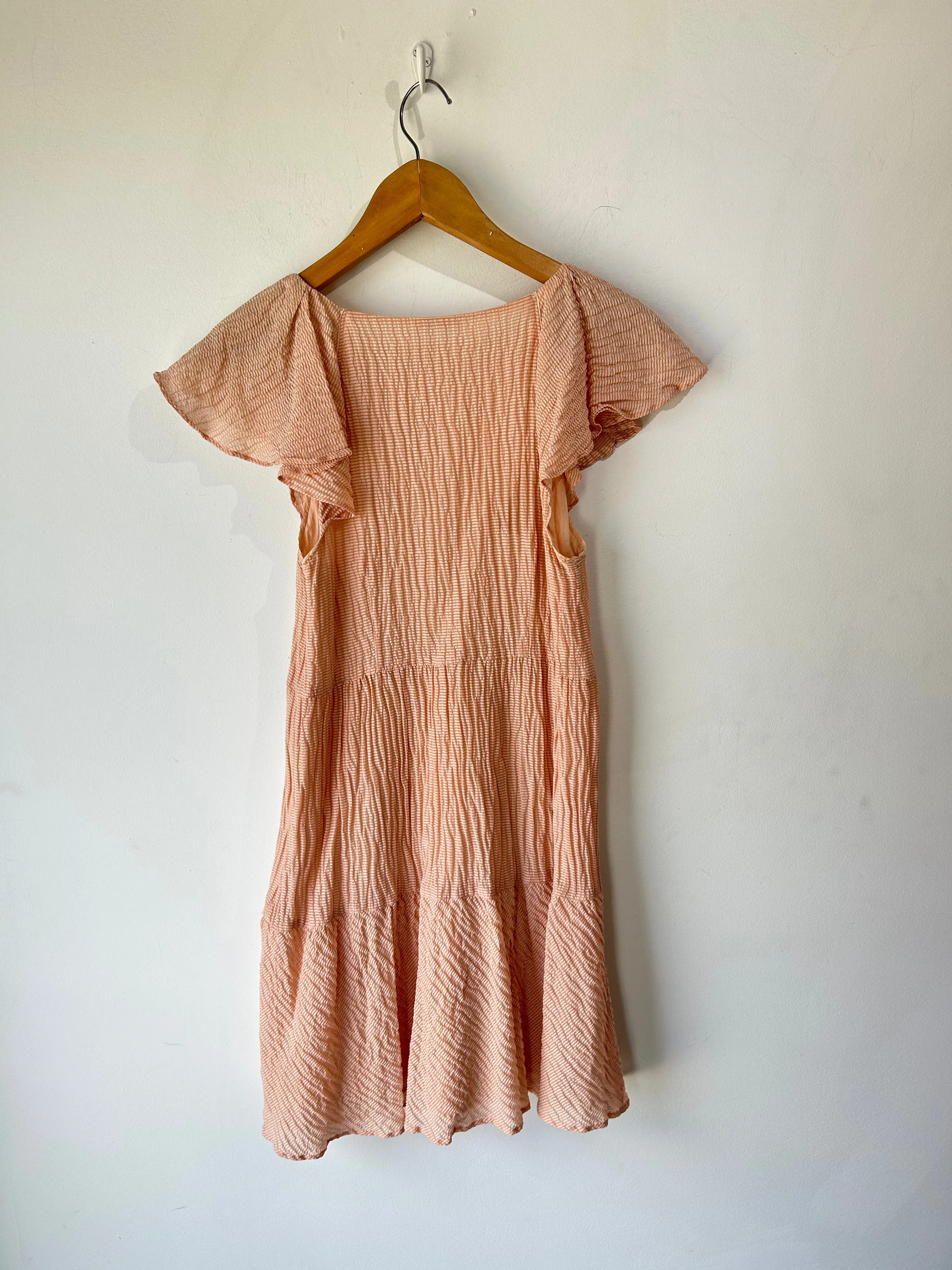 Miu Miu Peach Ruffle Dress