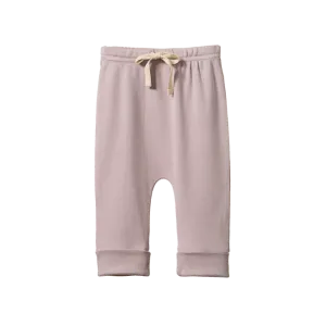 NATURE BABY DRAWSTRING PANTS LILAC