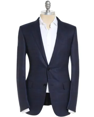 Navy and Burgundy 15MilMil15 Plaid Sportcoat