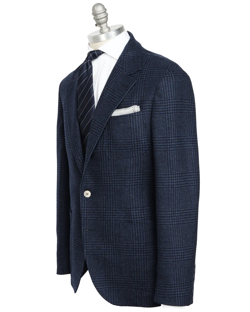 Navy Glen Plaid Sportcoat