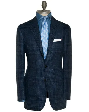 Navy Tonal Plaid Sportcoat