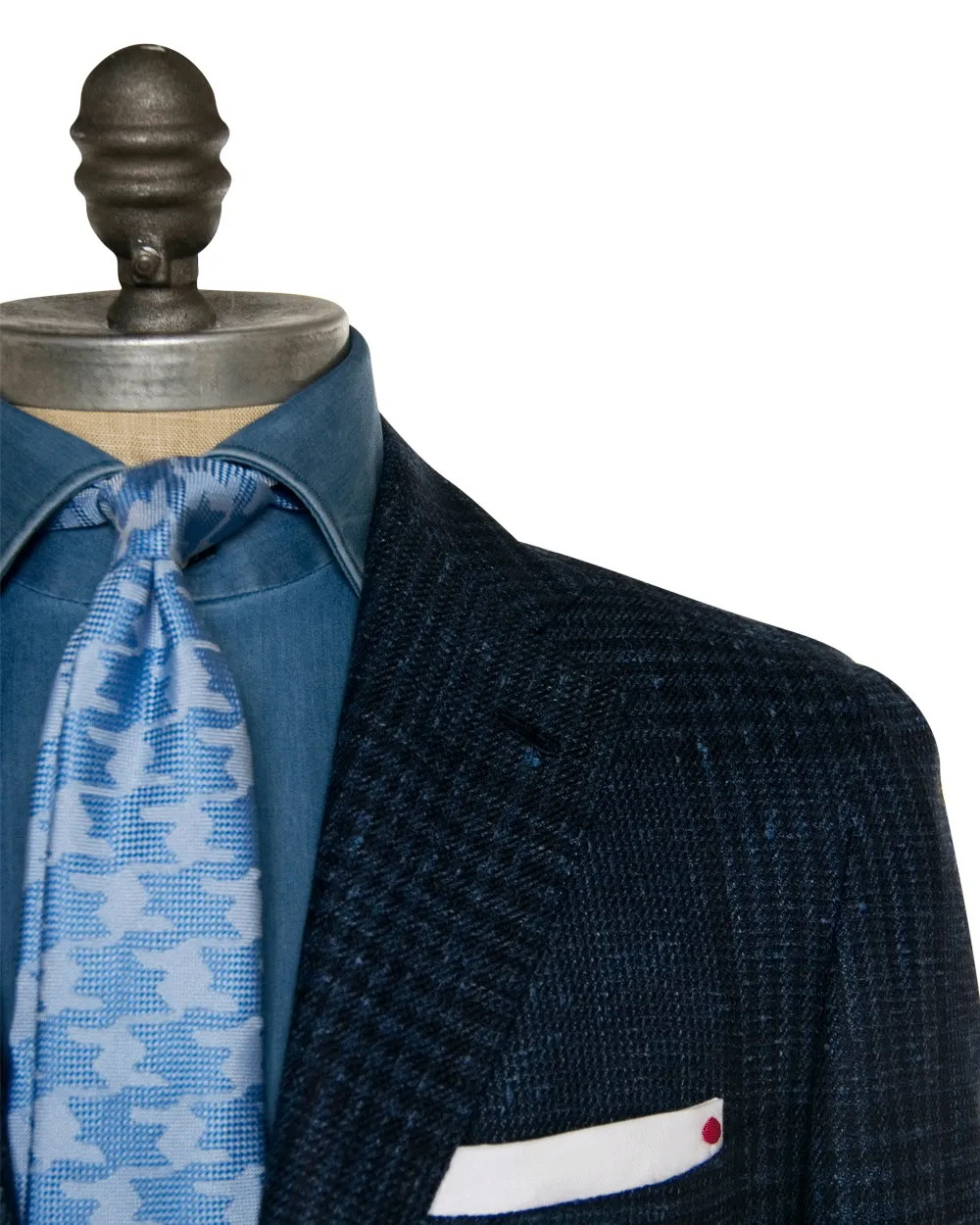 Navy Tonal Plaid Sportcoat